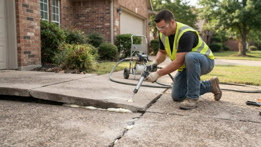 Concrete Leveling in New Braunfels